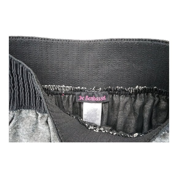 Joe Benbasset Skirt Gray/Black Lace Women's Size XS Two Pockets - Picture 3 of 3